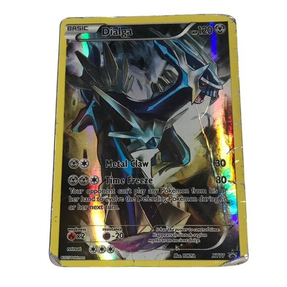 2015 Dialga Holo Pokémon Card XY77 - Picture 1 of 6